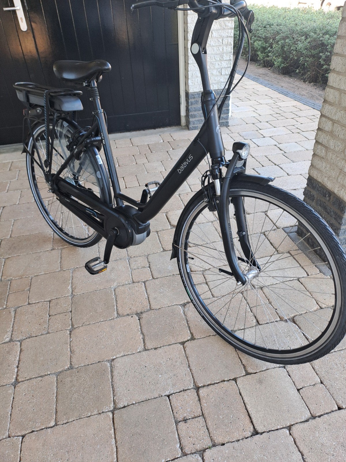 Nette elektrische ebike damesfiets Batavus Bosch middenmotor, Velgrem, Versnellingen, Batavus, Ophalen of Verzenden