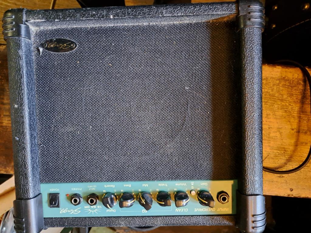 Stagg oefenversterker, Muziek en Instrumenten, Ophalen of Verzenden, Gebruikt, Minder dan 50 watt