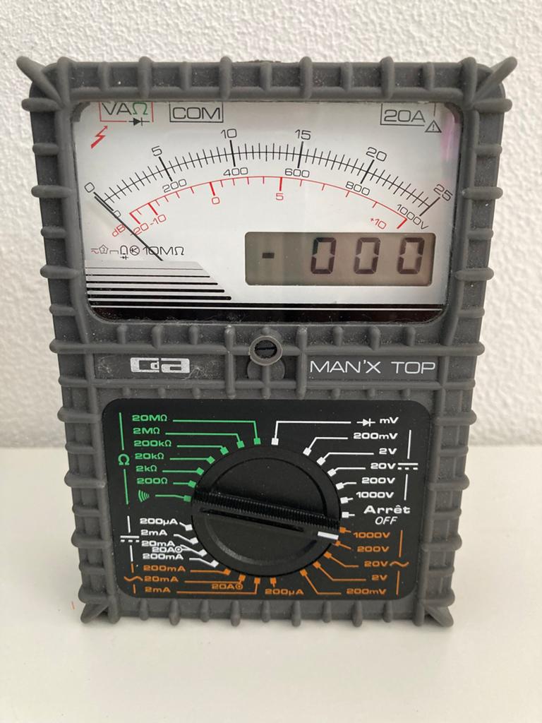 CdA MAN’X TOP industriële multimeter, Doe-het-zelf en Verbouw, Meetapparatuur, Zo goed als nieuw, Multimeter, Ophalen of Verzenden