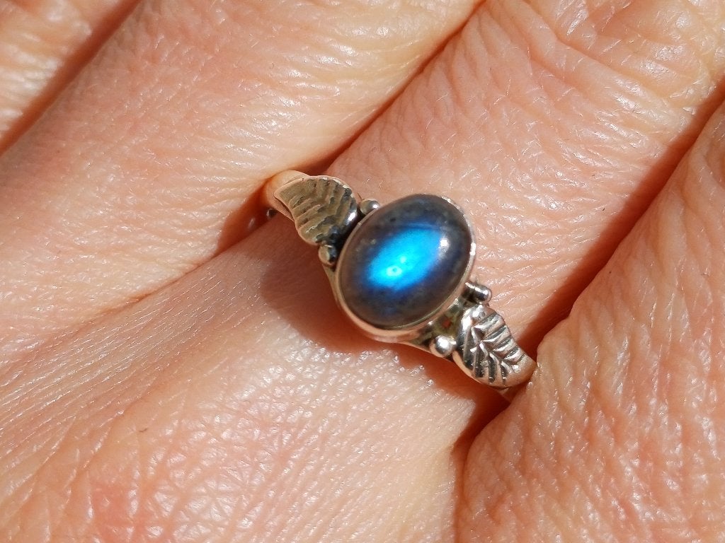 Vanoli 925 zilveren ring met labradoriet maat 20,25, Vanoli, Overige kleuren, 20 of groter, Amsterdam