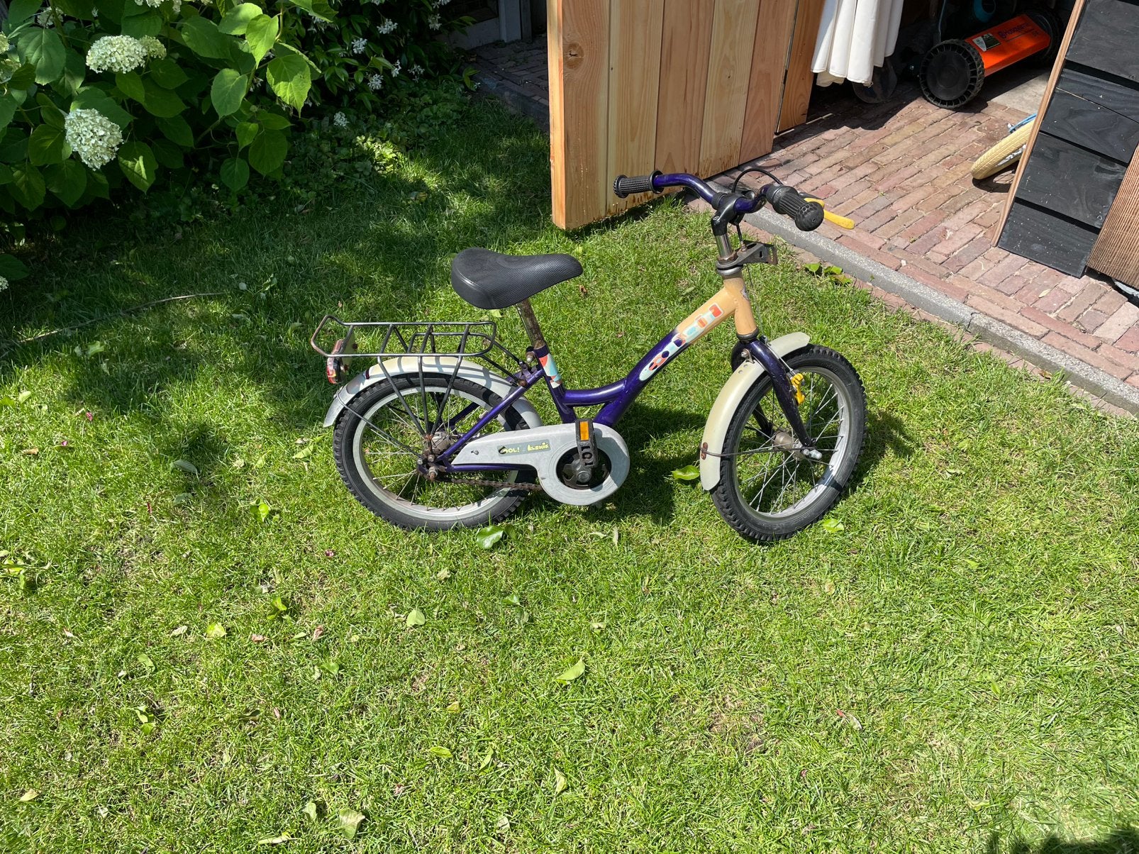 Kinderfiets 16 inch, Ophalen, Gebruikt, 16 tot 18 inch
