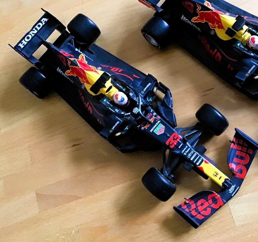 Red Bull RB16 B Max Verstappen 1:24, Ophalen of Verzenden, Zo goed als nieuw, Overige typen, Bburago