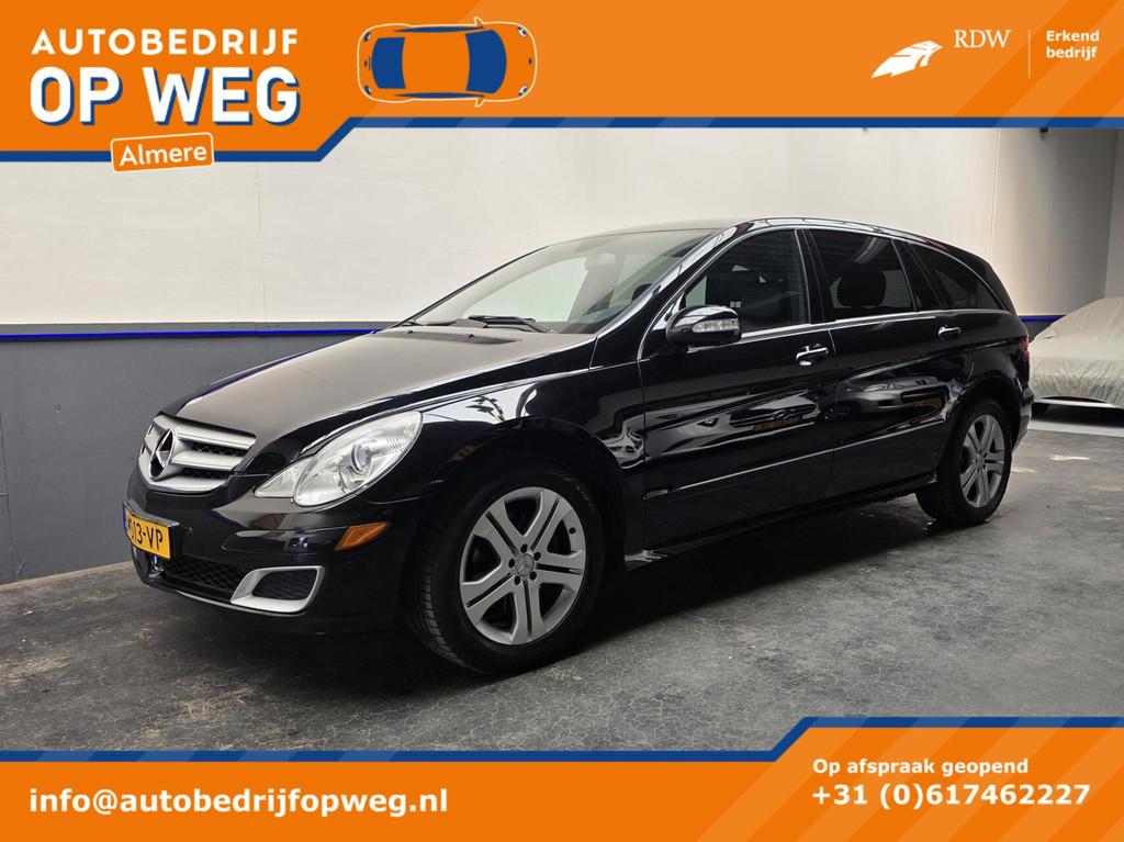 Mercedes R-klasse 350 Lang 4-Matic | Automaat | 6 persoons |, Auto's, Mercedes-Benz, Automaat, 138 €/maand, Zwart, Leder