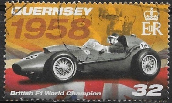 Guernsey 2007 mi.1136 autosport FORMULE 1 nom.32p, Postzegels en Munten, Verzenden, Gestempeld
