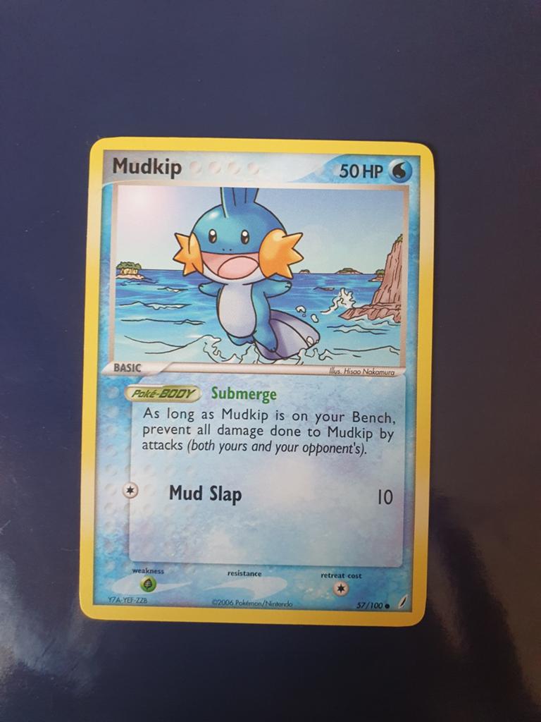 Mudkip Pokémon Kaart - 2006 Holo Rare, Hobby en Vrije tijd, Verzamelkaartspellen | Pokémon, Ophalen of Verzenden, Gebruikt, Losse kaart