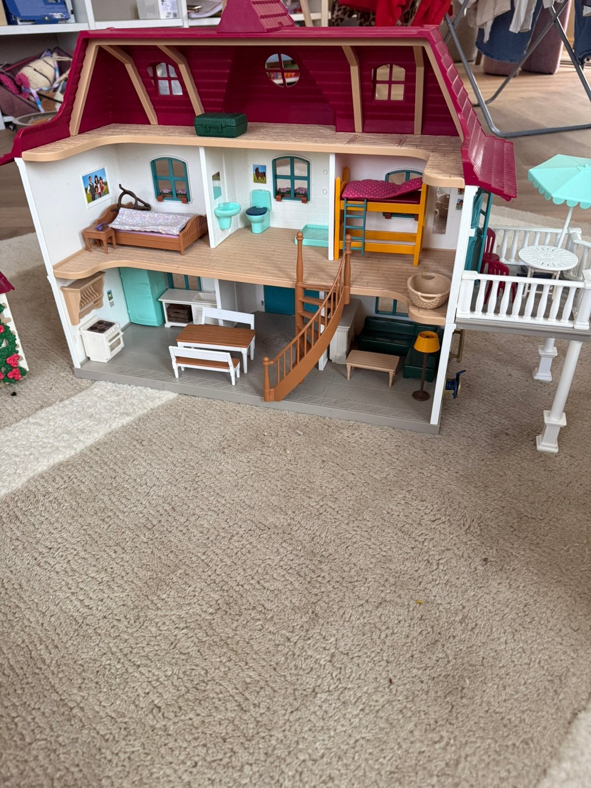 Schleich woonhuis, stal en cafe, Ophalen of Verzenden, Gebruikt, Jongen of Meisje