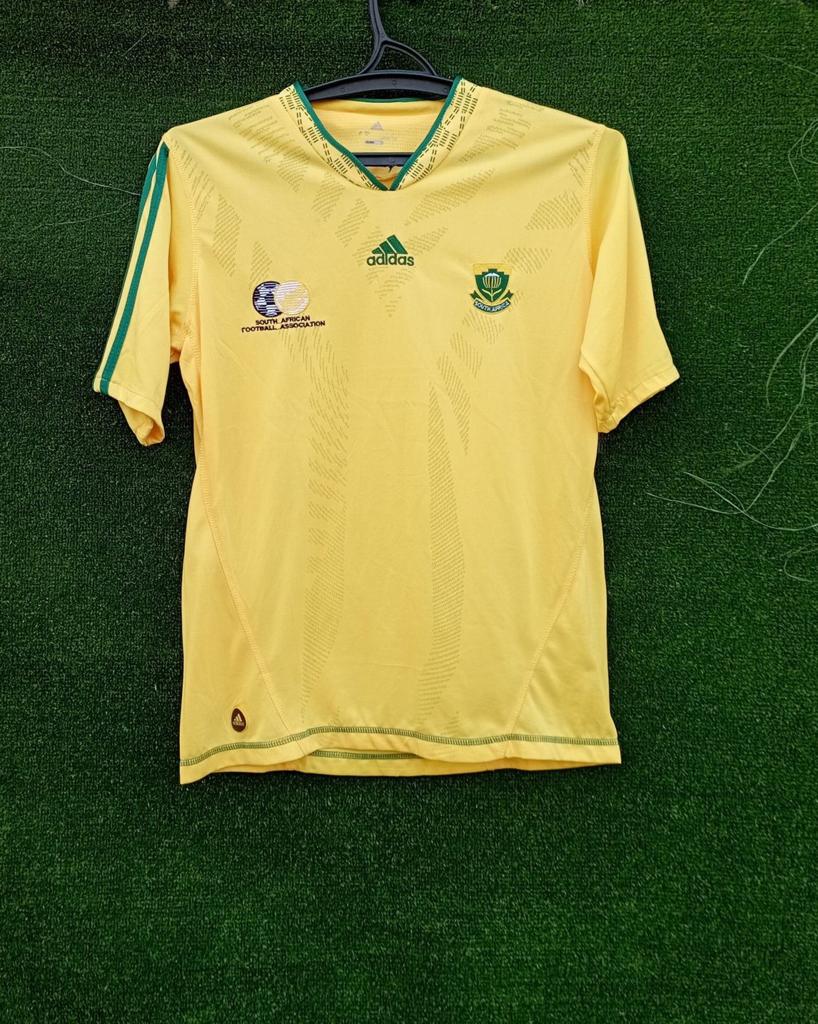 Adidas Zuid-Afrika Voetbalshirt - Geel/Groen, Kleding | Heren, Sportkleding, Zo goed als nieuw, Voetbal, Maat 48/50 (M), Geel