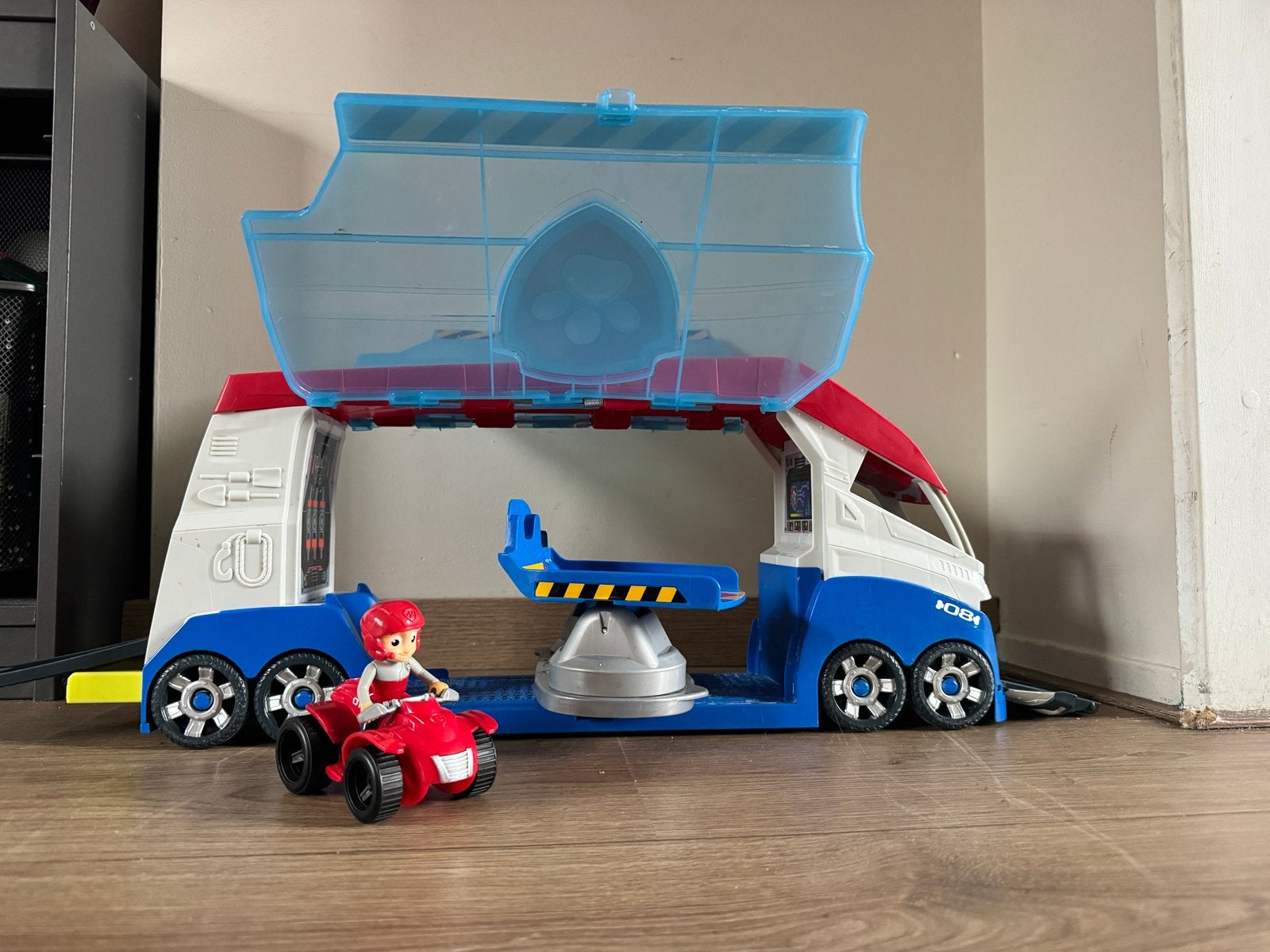 Paw Patrol Patroller met Ryder quad - Ideaal voor december!, Ophalen of Verzenden, Gebruikt, Jongen of Meisje