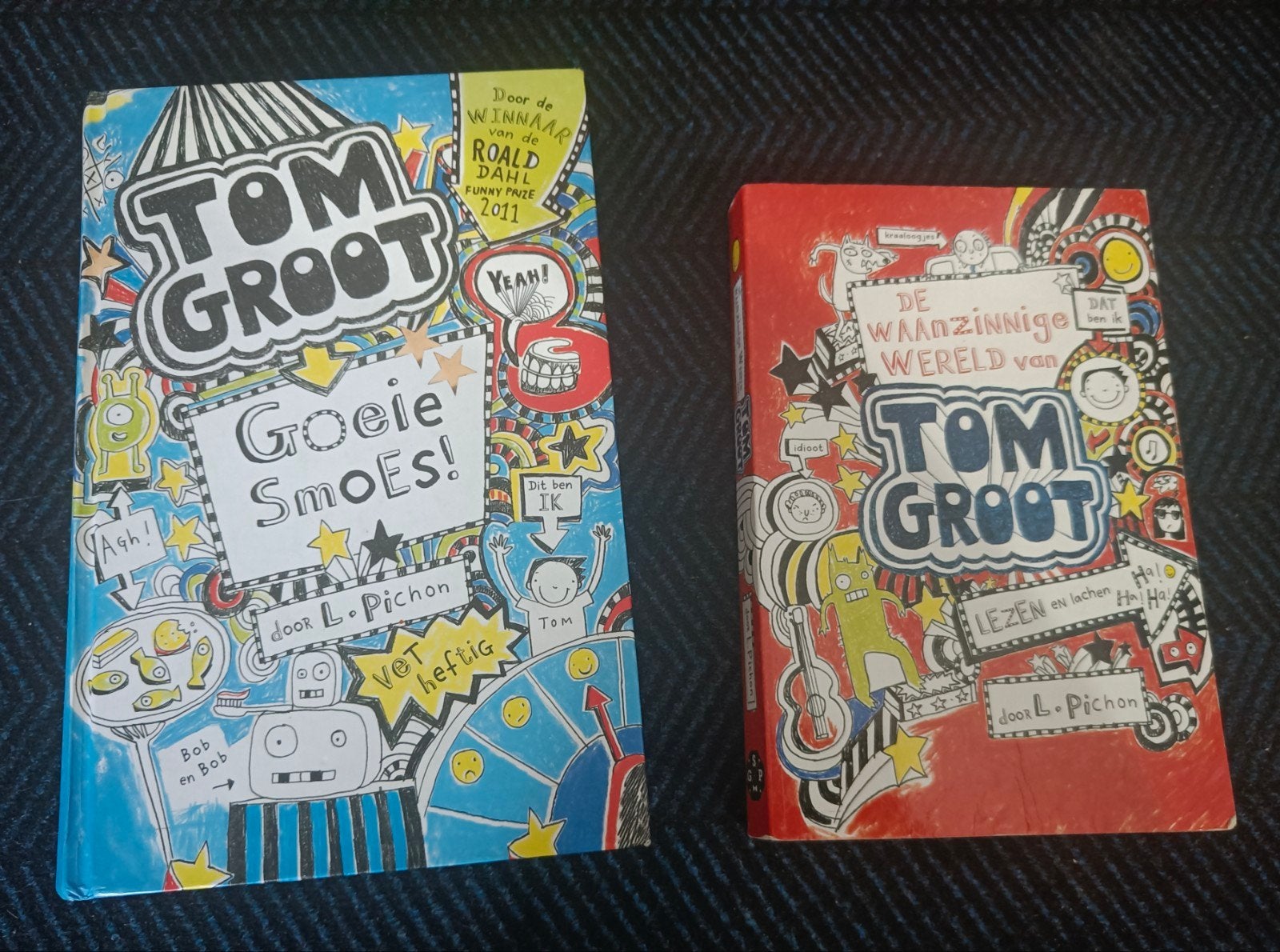 Tom Groot boeken: Goeie Smoes! + De Waanzinnige Wereld, Ophalen of Verzenden, Gelezen, L. Pichon, Fictie