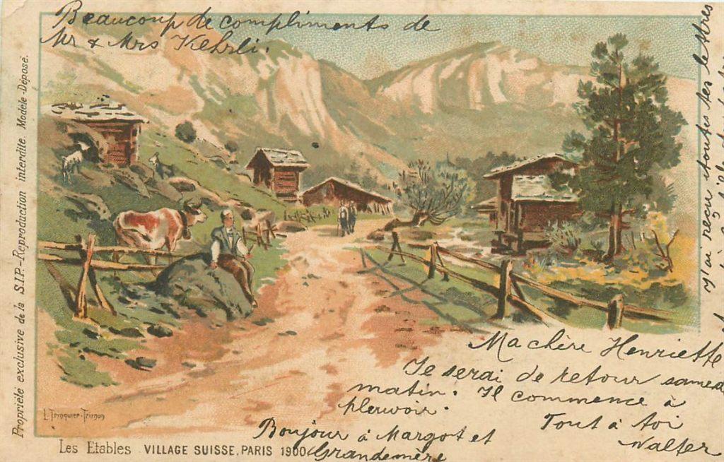 701-264-037 Les Etables, Verzenden, Voor 1920, Overig Europa