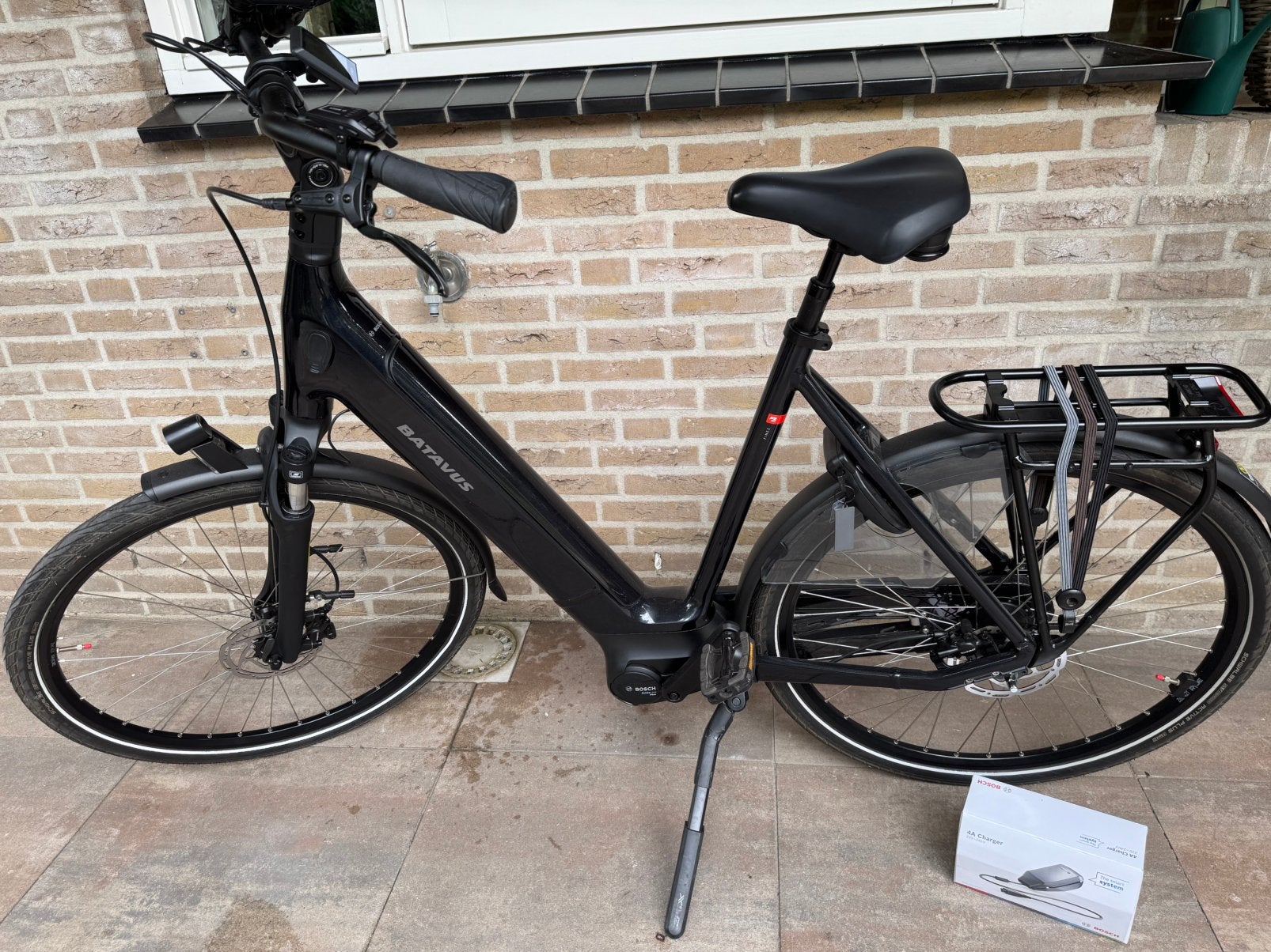 Batavus Finez E-Go Power BES3 Dli61 N8 Bosch 625 Wh accu, Ophalen, Zo goed als nieuw, Batavus