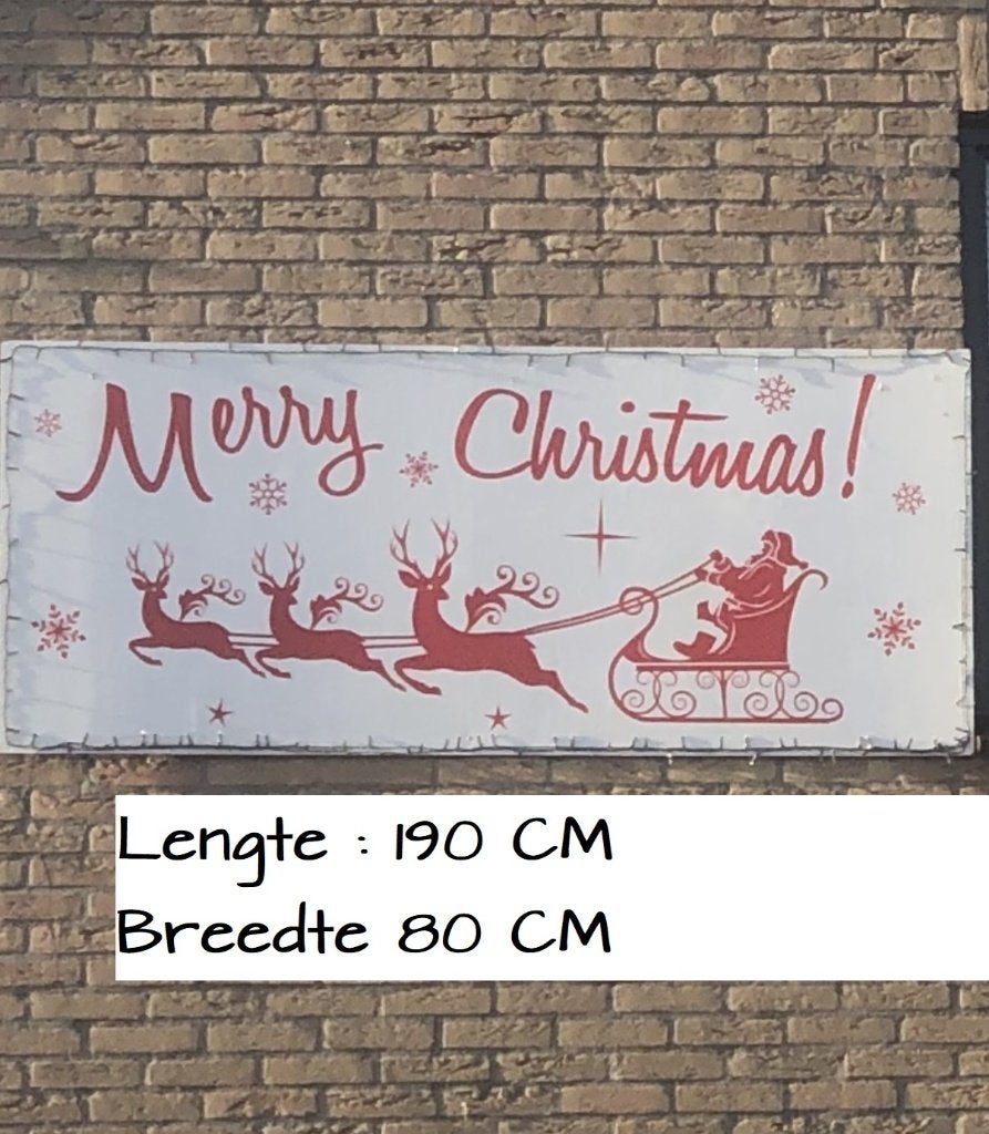groot merry Christmas bord!, Ophalen, Zo goed als nieuw