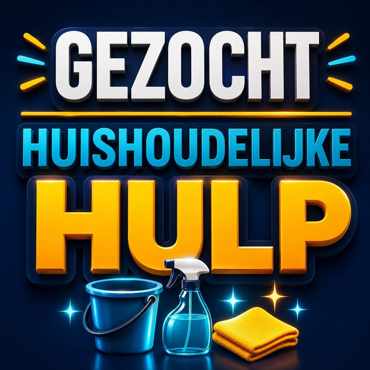 hulp gezocht in het huishouden