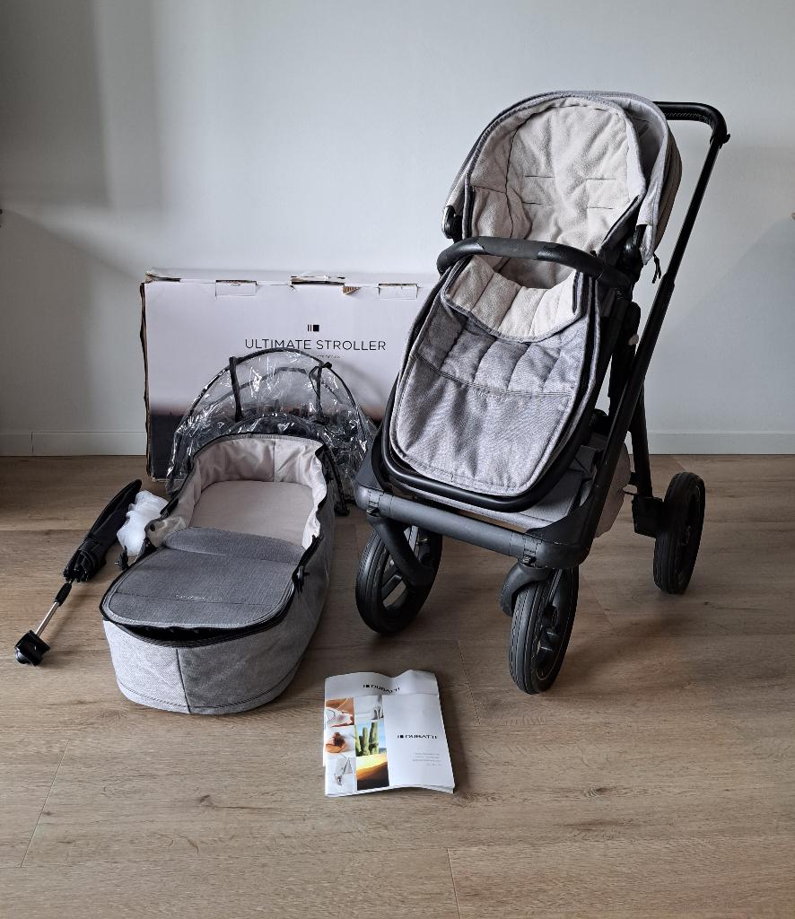Dubatti One kinderwagen COMPLEET., Kinderen en Baby's, Kinderwagens en Combinaties, Gebruikt, Verstelbare duwstang, Ophalen, Kinderwagen