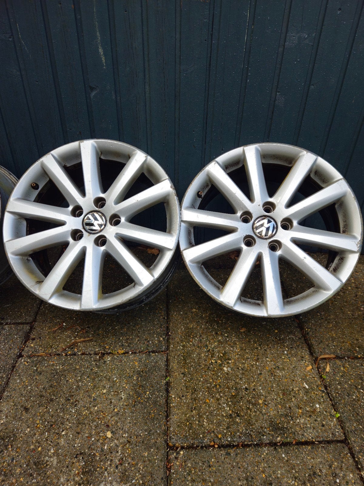 16 inch Volkswagen lichtmetalen velgen set van 4, Ophalen, Gebruikt, Velg(en), 16 inch