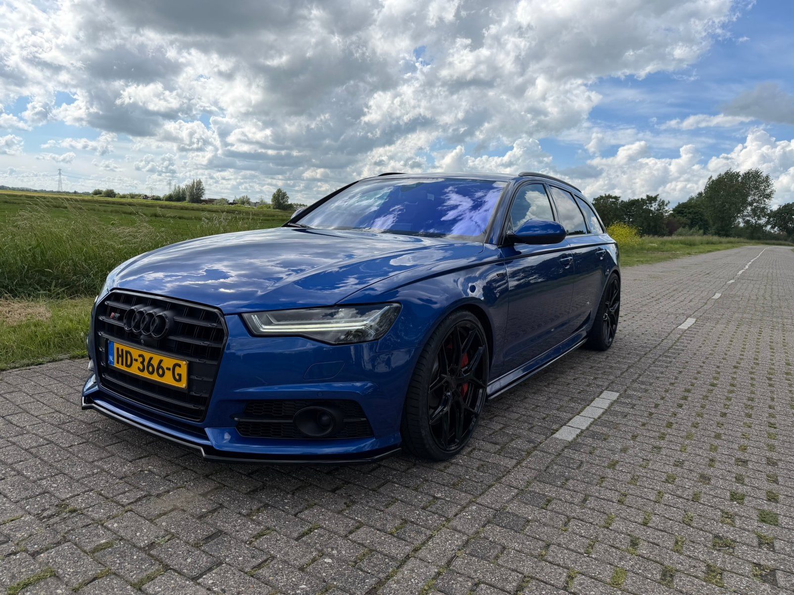 Audi S6 Avant Standkachel, Pano, 360cam, Adaptive Cruise, Auto's, Audi, Automaat, Startonderbreker, 4000 cc, Blauw