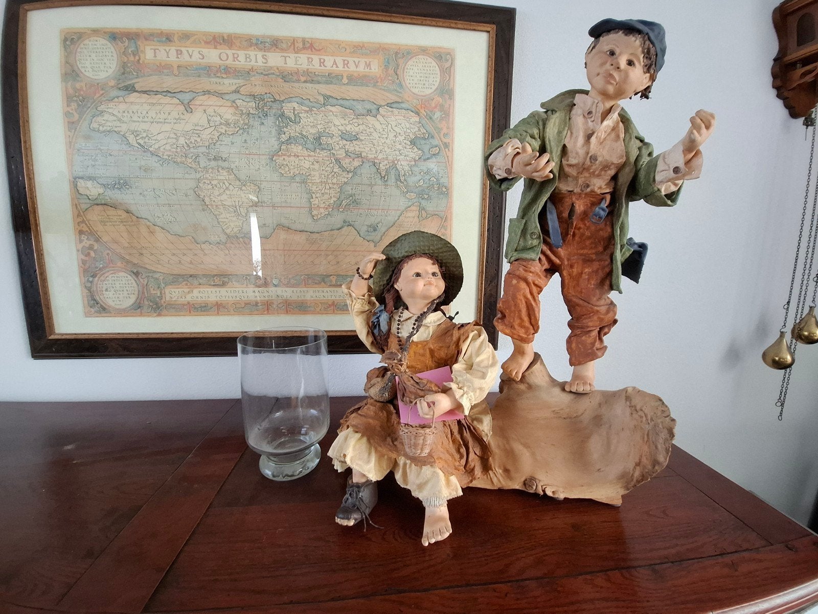 Handgemaakte poppen, decoratie, jongen & meisje, Huis en Inrichting, Ophalen, Nieuw