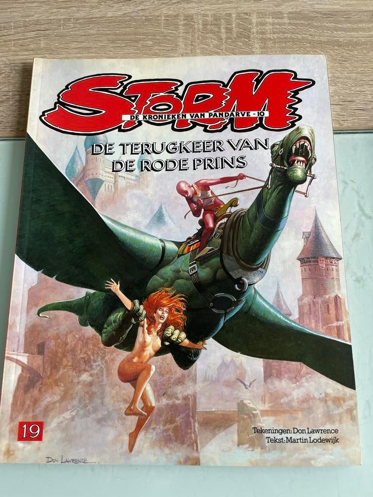 Storm 19: De Terugkeer van de Rode Prins - Don Lawrence, Eén stripboek, Ophalen, Gelezen