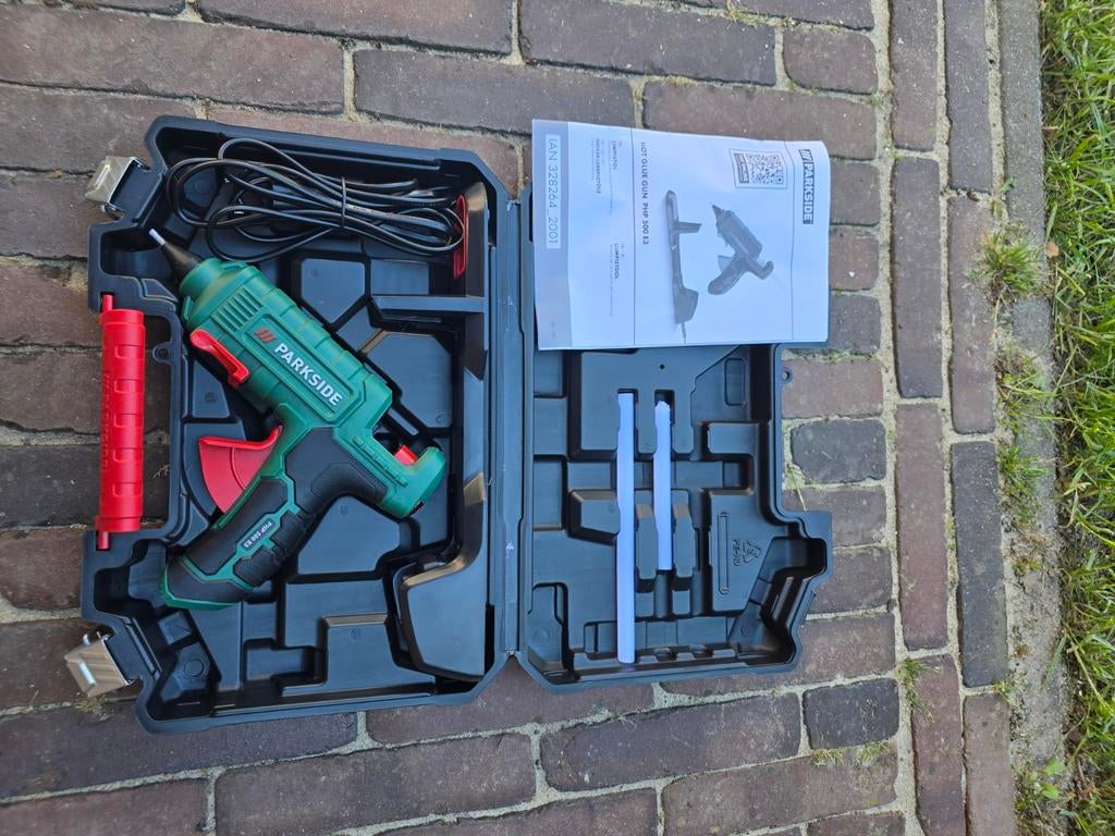 Nieuwe Parkside Lijmpistool PHP 500 E3 in Koffer, Ophalen of Verzenden, Nieuw