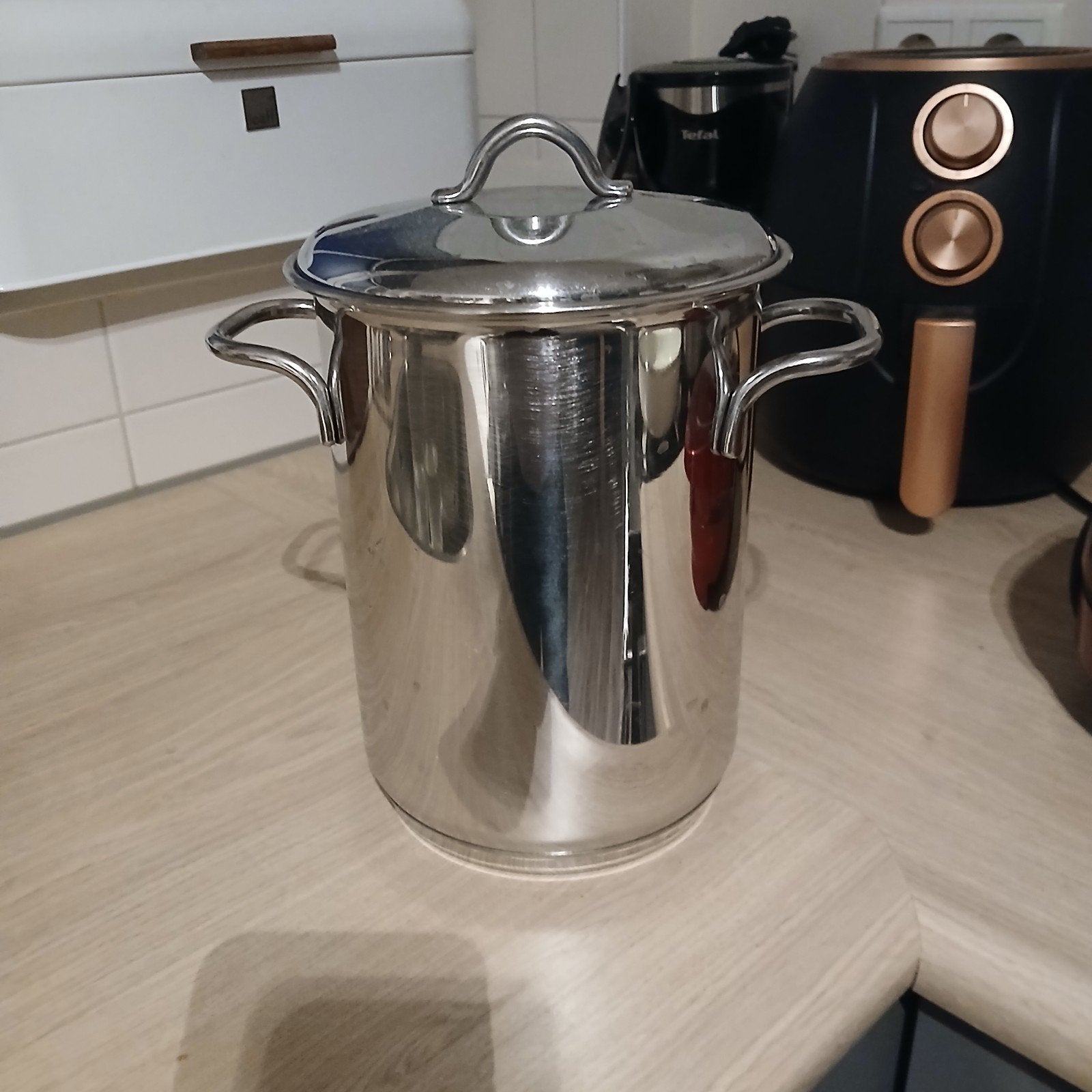 Aspergepan / spaghettipan zgan, Ophalen of Verzenden, Zo goed als nieuw, Rvs