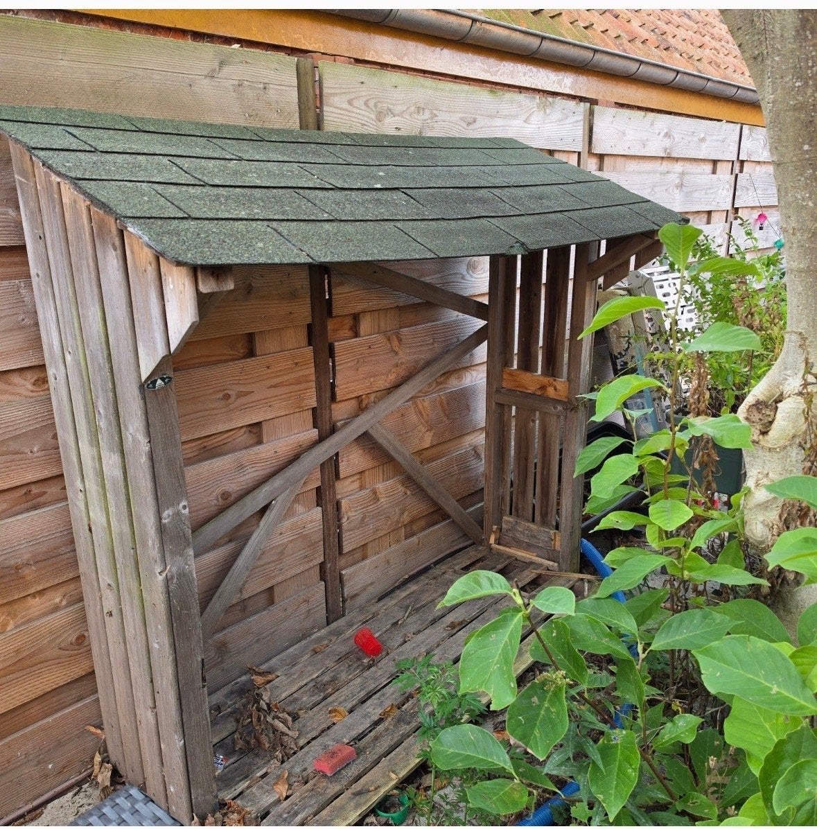 Stevig houthok/opslag voor buiten, Ophalen, Gebruikt, Hout, Overige typen