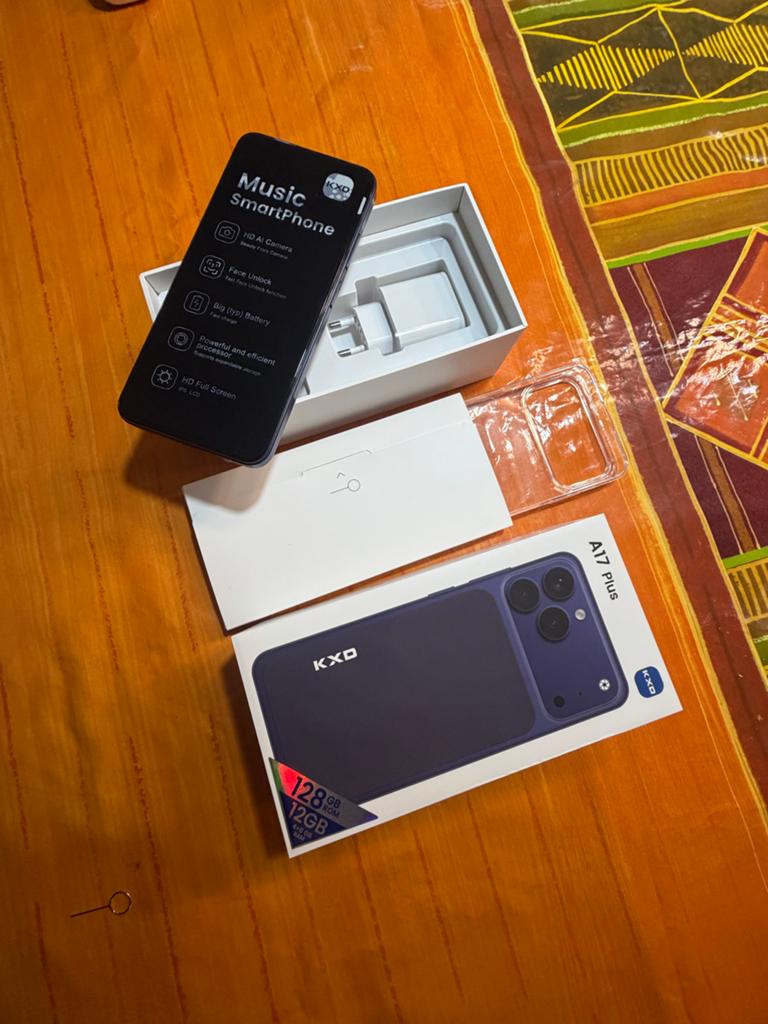KXD A17 Plus Smartphone - Nieuw in doos, 128GB/12GB RAM, Telecommunicatie, Mobiele telefoons | Overige merken, Overige modellen