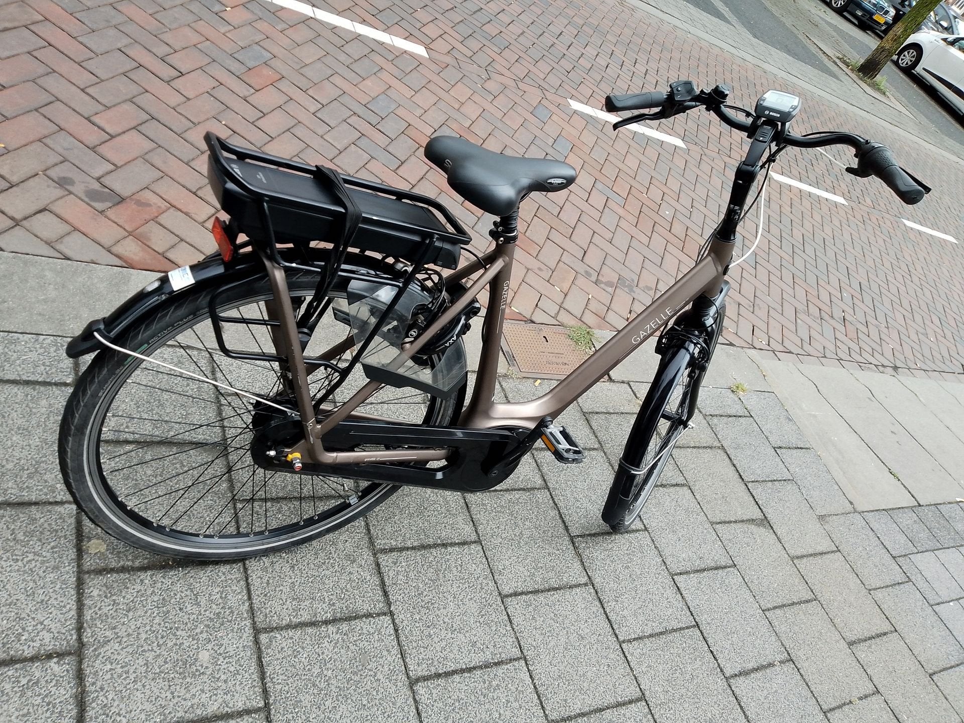 Gazelle Grenoble C7+ d57 elektrische fiets Bosch + lage km, Gebruikt, -, -, -