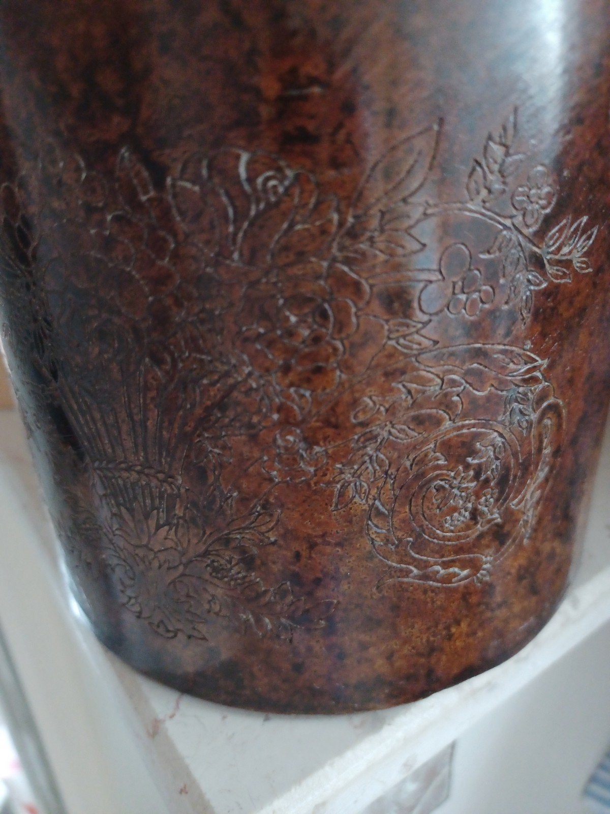 antieke tabakspot tabaks pot humidor, Ophalen of Verzenden