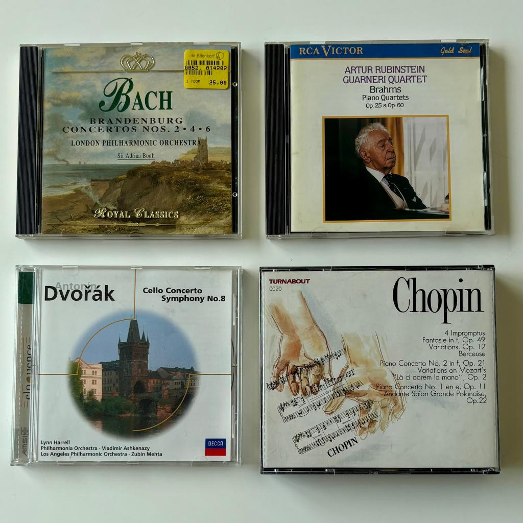 Brandenburg concerten, Rubinstein, Ashkenazy, Chopin, Ophalen of Verzenden, Romantiek, Gebruikt, Overige typen