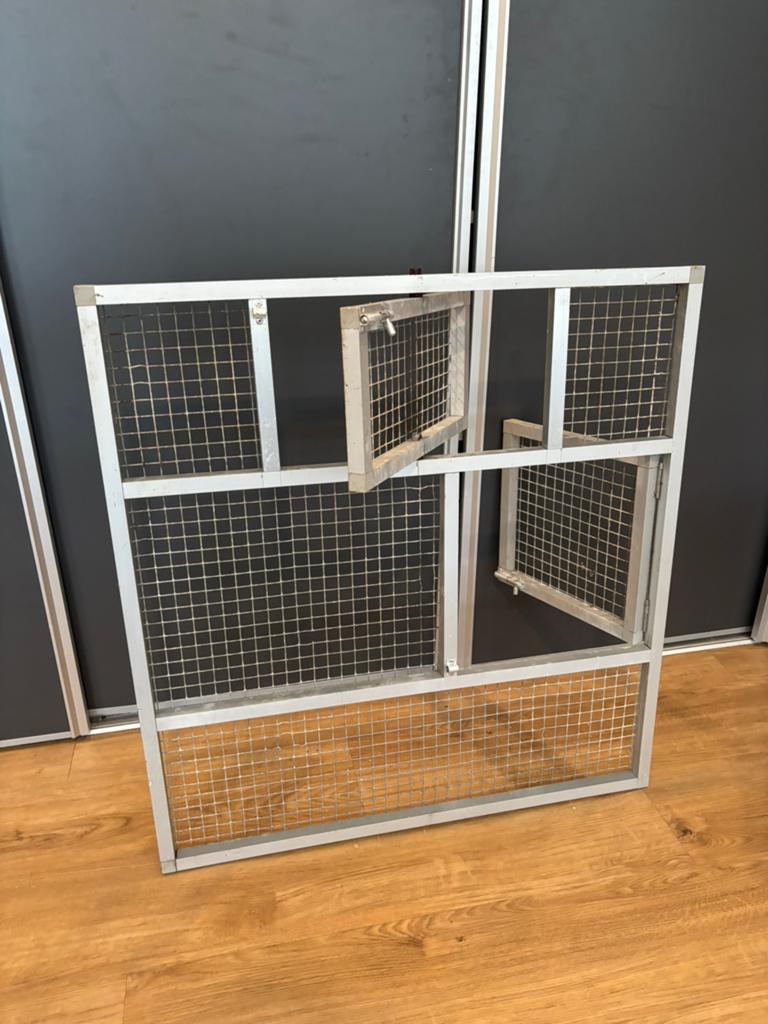 Front paneel gaas aluminium volierè, Ophalen, Gebruikt, Aluminium, Volière