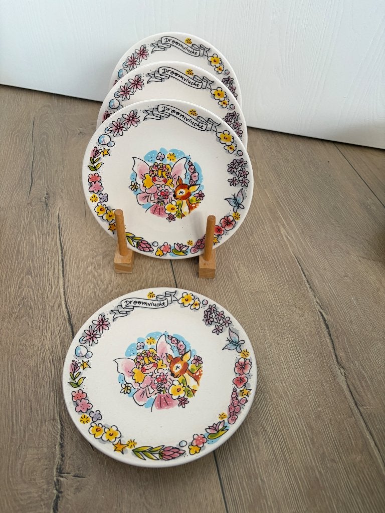 Blond Amsterdam gebaksbordjes/ bordjes Droomvlucht nieuw, Nieuw, Ophalen of Verzenden, Bord(en), Aardewerk