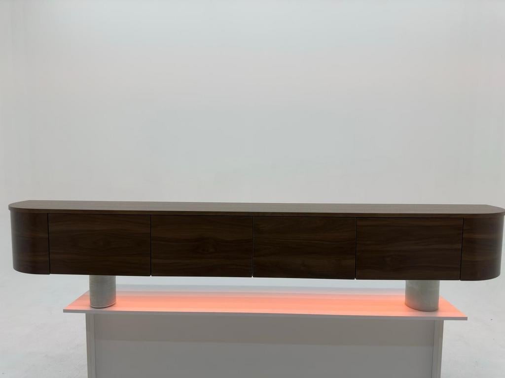 Japandi Zwevend TV-Meubel met LED - Topkwaliteit, Huis en Inrichting, Japandi, Modern, Minimalistisch, 150 tot 200 cm, Nieuw, Ophalen of Verzenden