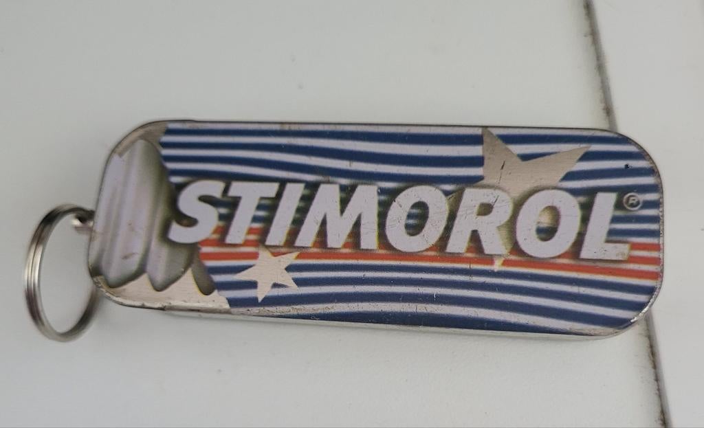 StiMOROL Sleutelhanger - Vintage Reclame Item, Ophalen of Verzenden, Gebruikt, Merk