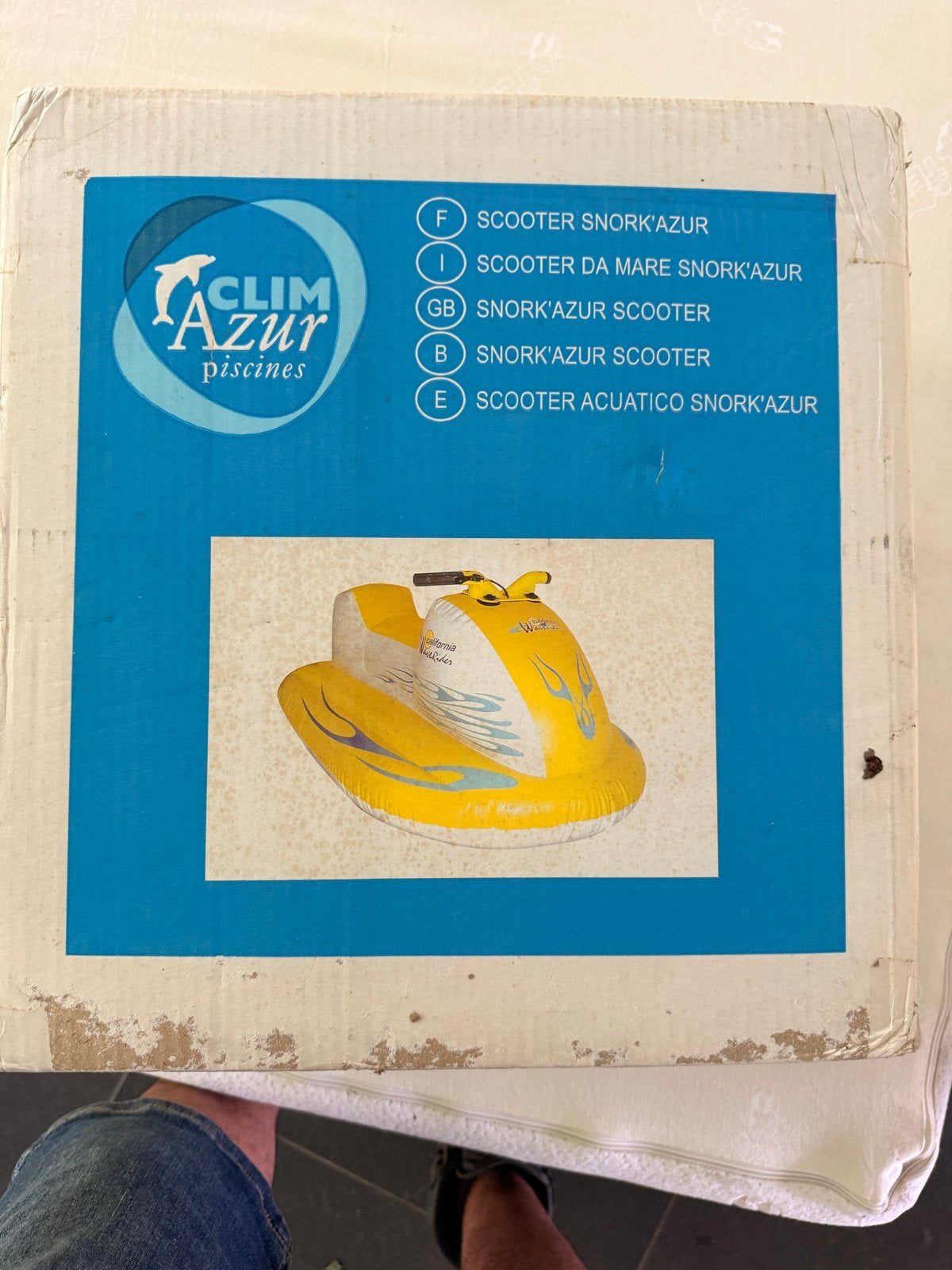 Clim Azur Snork'Azur Scooter - Onderwaterscooter, Ophalen, Nieuw, Minder dan 1 meter, Parasolvoet