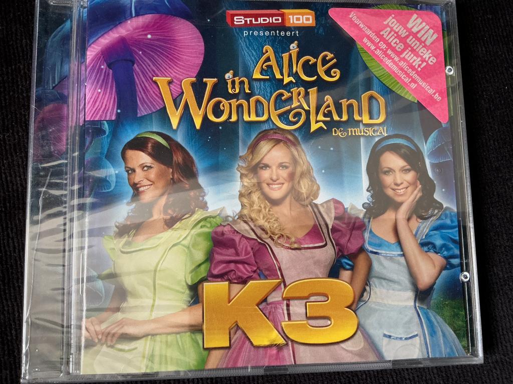 K3, Alice in Wonderland, De Musical cd NIEUW, Ophalen of Verzenden, Nieuw in verpakking