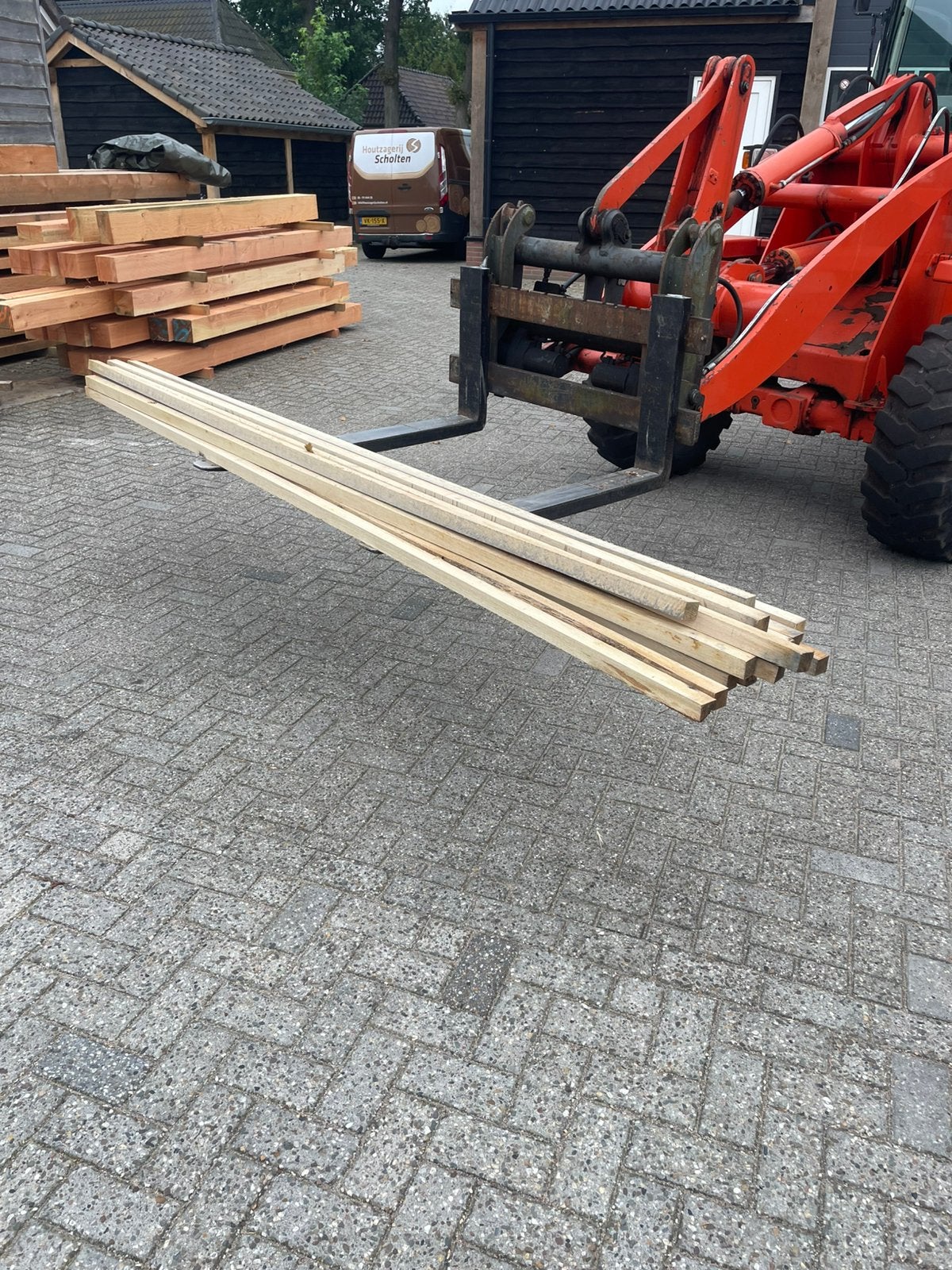 Eiken balkjes, Ophalen, 25 tot 50 mm, Eiken, Nieuw
