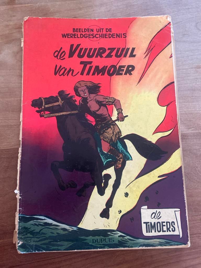 De Vuurzuil van Timoer - Beelden uit de Wereldgeschiedenis, Boeken, Stripboeken, Eén stripboek, Ophalen of Verzenden, Gelezen