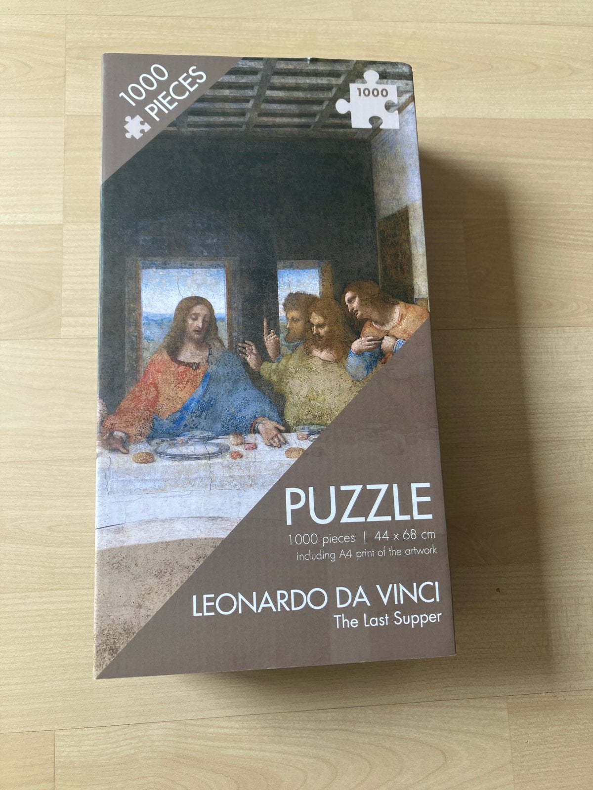 Legpuzzel het laatste avondmaal 1000 stukjes, Ophalen of Verzenden, 500 t/m 1500 stukjes, Gebruikt