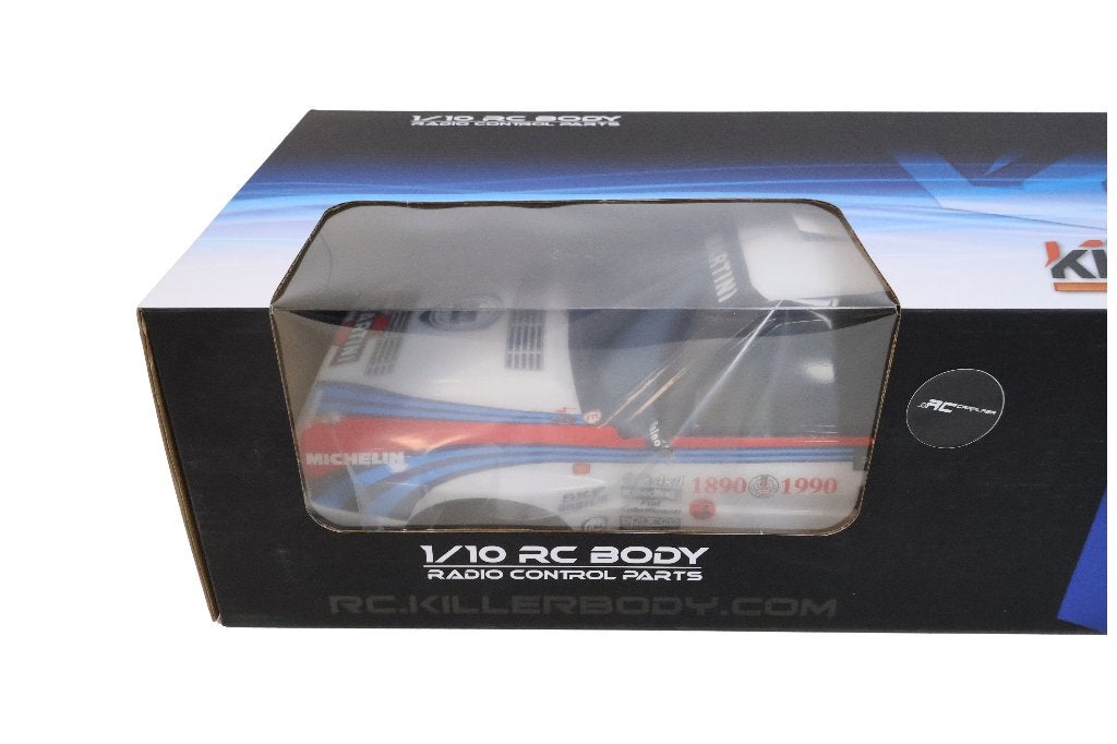 Killerbody Lancia Delta HF Integrale 16V Rally 195mm, Elektro, Nieuw, Ophalen of Verzenden, Schaal 1:10