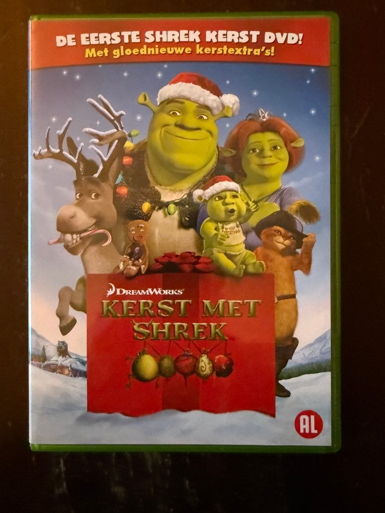 Kerst met Shrek DVD, Europees, Nederlands, Tekenfilm, Alle leeftijden