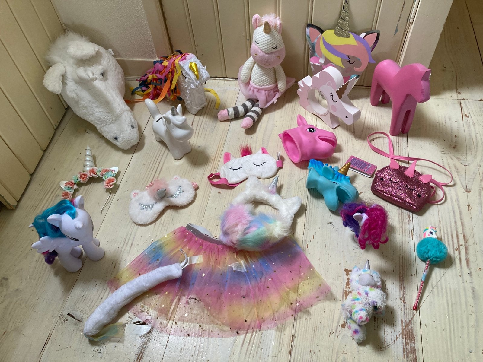Unicorn party veel spullen, Ophalen of Verzenden, Zo goed als nieuw, Versiering