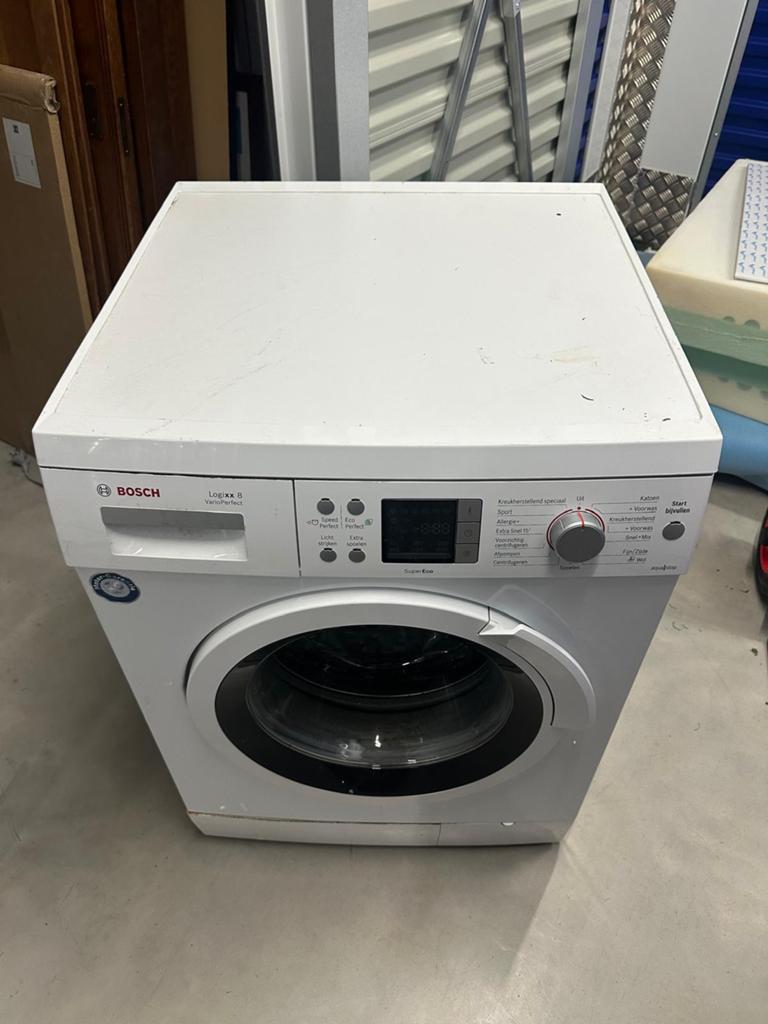 Bosch Logixx 8 wasmachine, Ophalen of Verzenden, 1200 tot 1600 toeren, 85 tot 90 cm