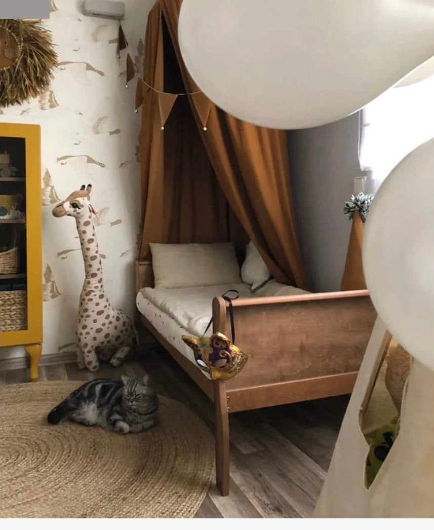 Woodies nobles ledikant ombouw naar kleuter bed, Kinderen en Baby's, Babywiegjes en Ledikanten, Ophalen of Verzenden, Gebruikt