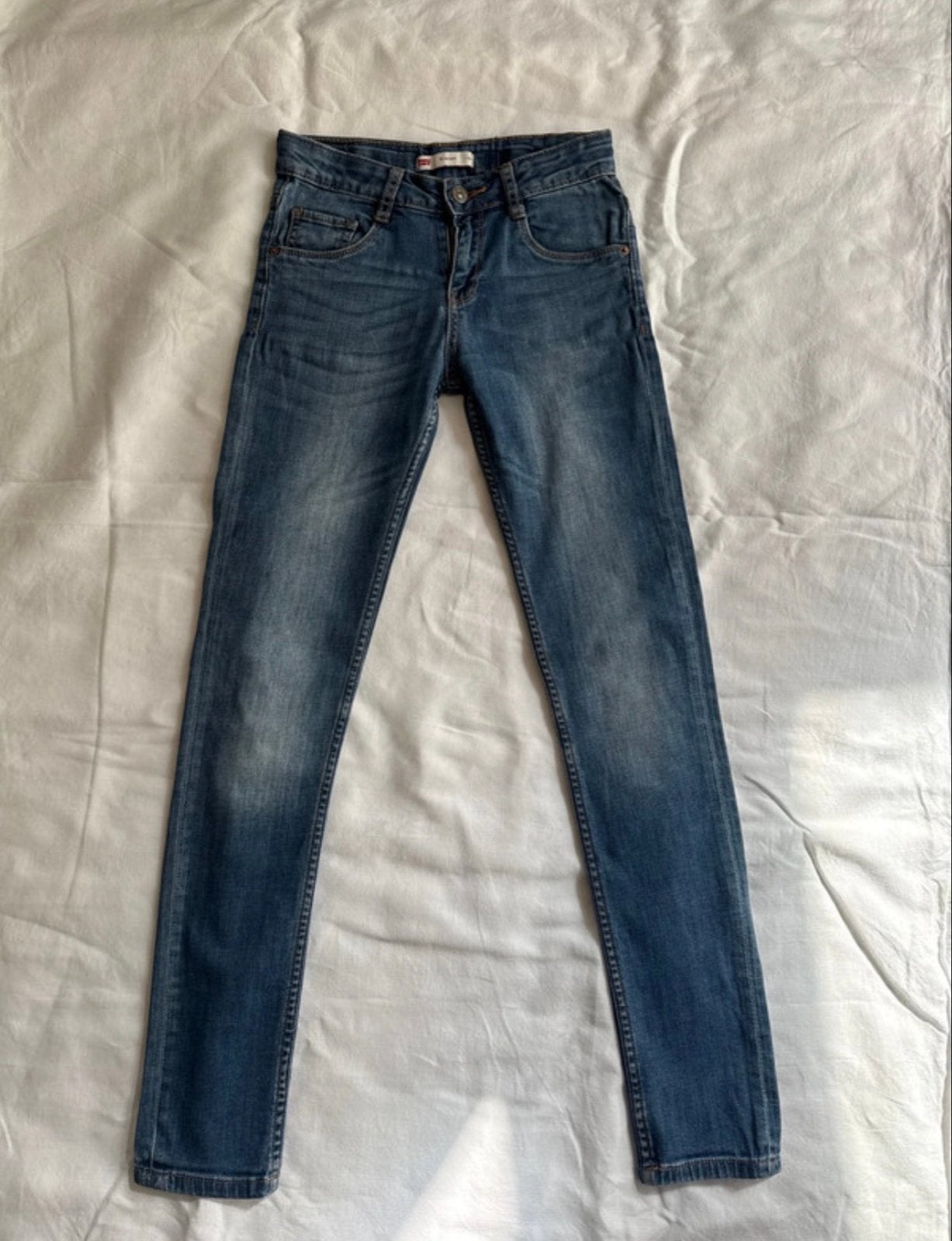 Levi's 711 Skinny Jeans - Maat 12, Ophalen of Verzenden, Gebruikt, Meisje