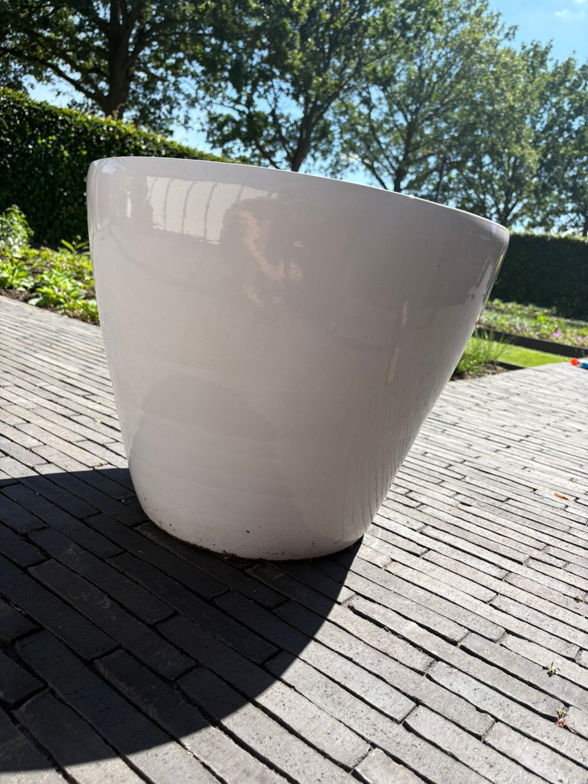 Ecri pot wit, Ophalen, Gebruikt, 40 cm of meer, Aardewerk