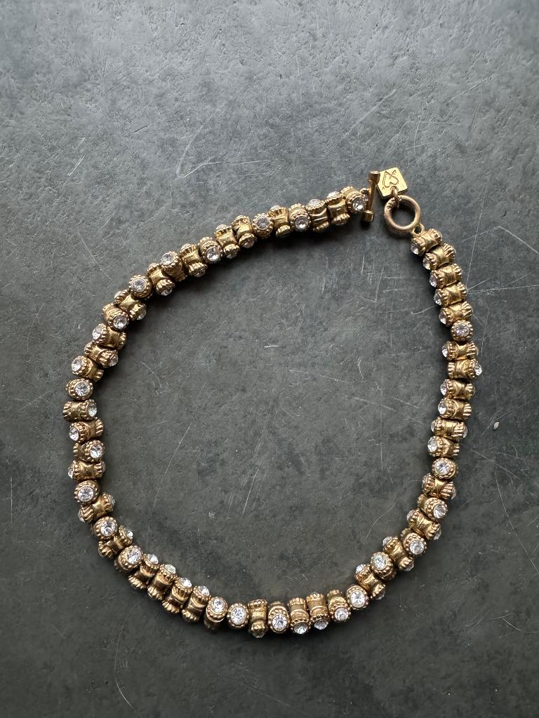 Otazu tonnetjes ketting, Overige materialen, Ophalen of Verzenden, Zo goed als nieuw, Goud
