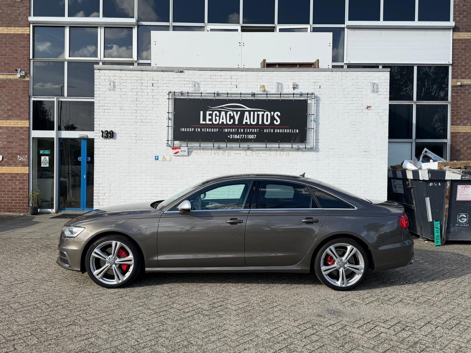 Audi A6 Limousine 3.0 TFSI quattro Pro Line S - Nette staat, Auto's, Automaat, Gebruikt, Zwart, Leder