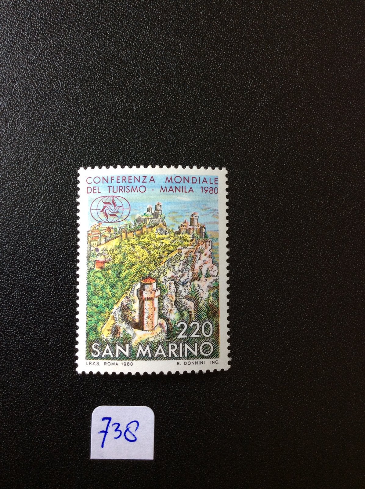 San Marino postzegel 1980 Mi 1220, Ophalen of Verzenden, Overige landen