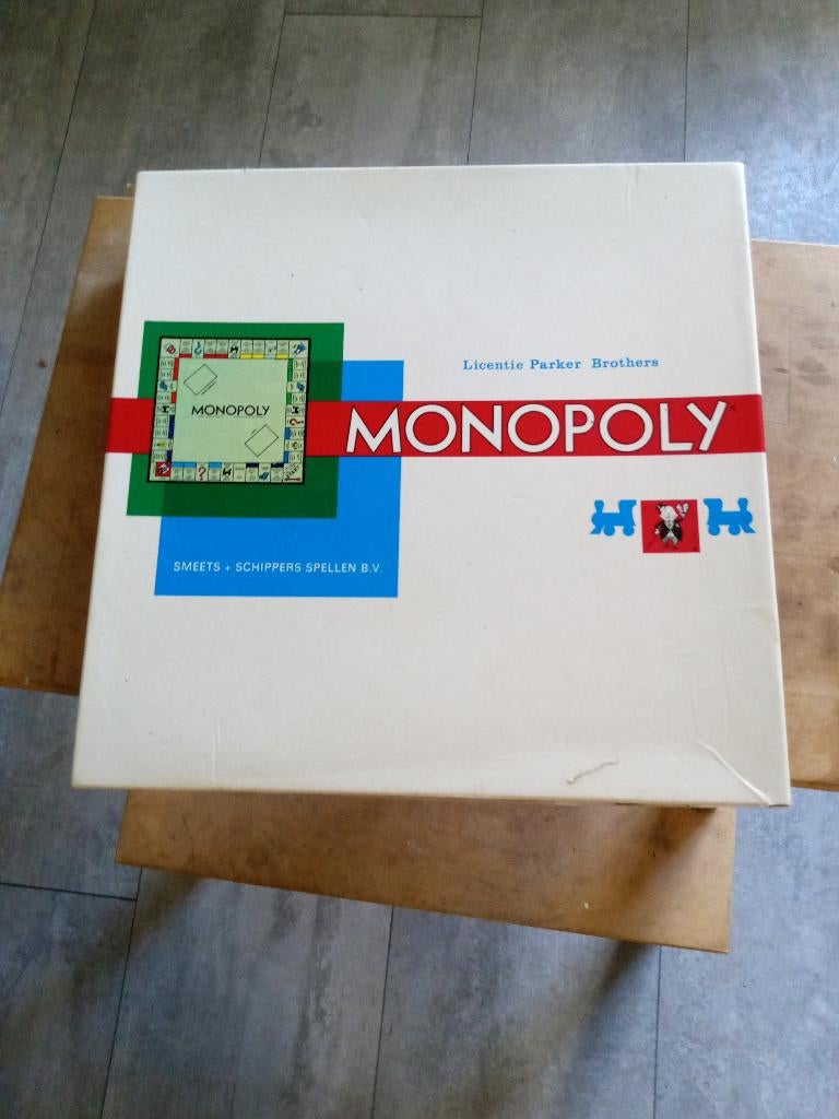Vintage monopoly, Vijf spelers of meer, Ophalen of Verzenden, Gebruikt, Onbekend