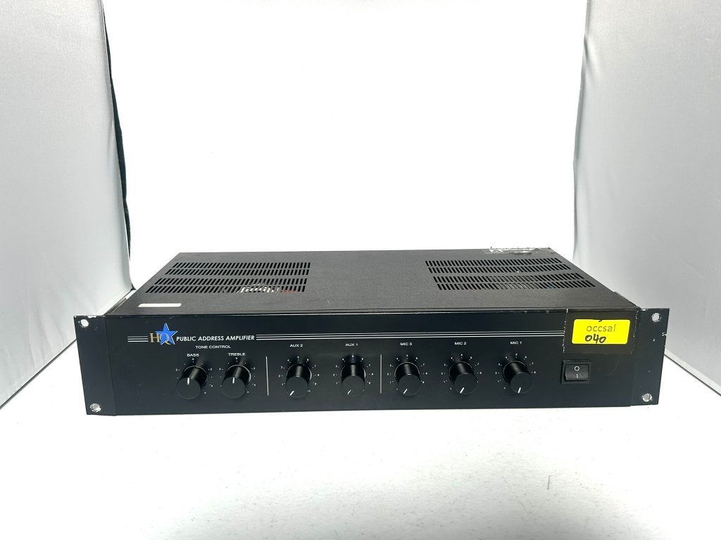 3040 ; mengversterker ; hq ha30w - 5ch mixer versterker -, HQ, Gebruikt, Overige instrumenten, Ophalen of Verzenden